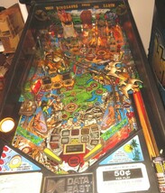 JURASSIC PARK PINBALL MACHINE - WORKS PERFECTLY W/PAPERWORK EXC. - P/U ONLY - $5,125.25