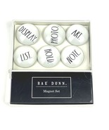 Rae Dunn Magnet Set 6 Glass-Dome Magnets MAG09 - $185.41 MXN