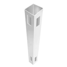 Corner Post for White Vinyl Routed Fence with Caps Set of 2  - $169.85