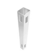 Corner Post for White Vinyl Routed Fence with Caps Set of 2  - £133.60 GBP