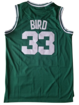 Men&#39;s Larry Bird #33 Jersey 1985/86 Throwback Kelly Green Classics Uniform - €40,61 EUR