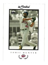 2004 Fleer InScribed #41 Torii Hunter Minnesota Twins - £2.35 GBP