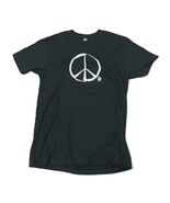 Black Peace Sign Men&#39;s  Tee Shirt Men&#39;s Small - $199.81 MXN