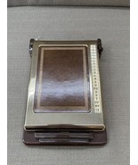 Vintage Bates Listfinder Model Cavalier - Burgundy Desktop Address/Phone... - $33.33 CAD