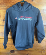 New England Patriots Hooded Gray Sweatshirt Team Apparel Youth M Hoodie ... - $239.61 MXN