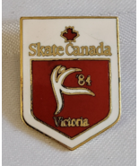 1984 SKATE CANADA VICTORIA BC CANADIAN METAL LAPEL PIN NOS VINTAGE SPORT... - $23.30 CAD