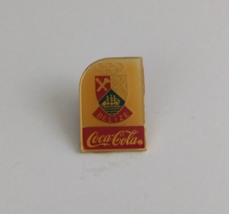 Belize Shield Olympic Games &amp; Coca-Cola Lapel Hat Pin - $7.28