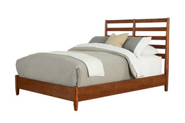 Melbourne Full Bed w/Slat Back Headboard, Acorn - $16,856.37 MXN