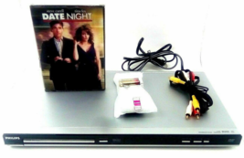 Philips DVP5140/37 DVD CD Player w/ Remote Cable &amp; New Date Night Movie ... - $28.69