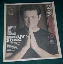 BRIAN WILSON SHOW NEWSPAPER SUPPLEMENT VINTAGE 1995 - £19.51 GBP