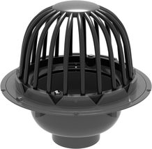 Proflo PF42871 4" PVC Roof Drain with Plastic Dome - £39.88 GBP