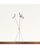 Mid Century 3 Arms Stilnovo Style Floor Lamp Light Brass Sputnik light F... - €385,41 EUR