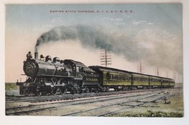 Postcard Train Railroad Empire State Express NYC &amp; HRRR Union News Co. - £15.80 GBP