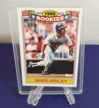1990 Topps Rookies Commemorative Set Greg Briley #4 - £1.59 GBP