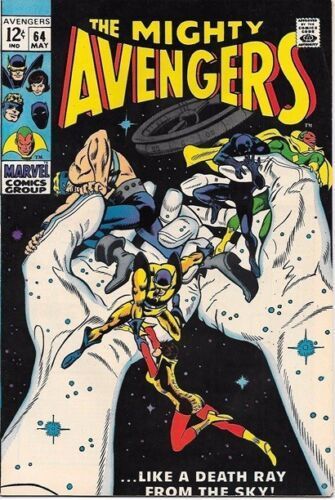 The Avengers Comic Book #64 Marvel Comics 1969 FINE+ - £20.78 GBP