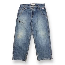 Vintage Y2K Levis Skater Loose Tag Straight Jeans Grunge Faded Ink Worn ... - £17.44 GBP