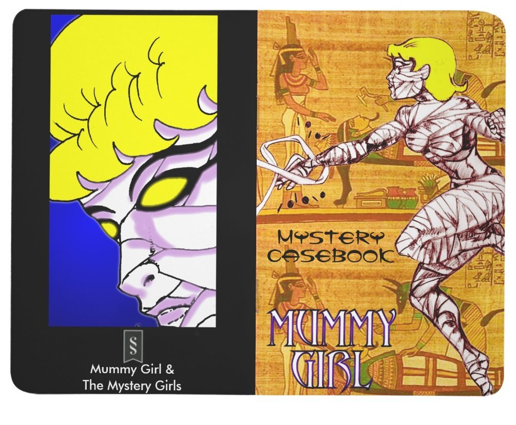 Mummy Girl Mystery Casebook Pocket Journal - 48 Blank Pages - Made in USA