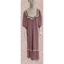 Vintage Hawaiian Kahala Muumuu Cottage Core Look Prairie Maxi Dress - $74.25