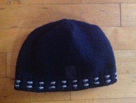 TIMBERLAND Women&#39;s Small  Black Wool &amp; Acrylic  Winter Beanie Hat - $14.84