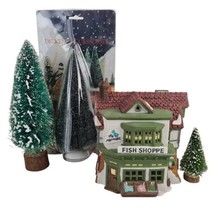 Department 56 Dickens Village THE MERMAID FISH SHOPPE 5926-9 + Accesorie... - £22.74 GBP