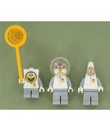 Lego Spongebob Squarepants, Sandy Cheeks, Patrick Star : Spacesuit Set of Three  - $52.00