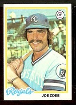 Kansas City Royals Joe Zdeb 1978 Topps # 408 Ex Mt - £0.39 GBP