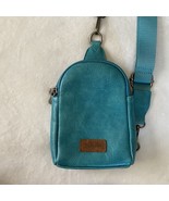 Wrangler Crossbody Sling Bag for Women Fanny Pack Purse Chest Bag Turquoise - $55.00