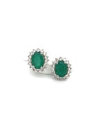 Natural Emerald Diamond Earrings 14k Gold 2.87 TCW Certified $6,950 211888 - £2,331.60 GBP