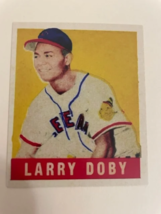 1948 Leaf Gum Larry Doby # 138 Indians baseball card * reprint* MINT  - £3.95 GBP