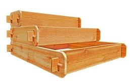 Timberlane Gardens Raised Bed Kit 3 Tiered (1x3 2x3 3x3) Western Red Ced... - $100.00