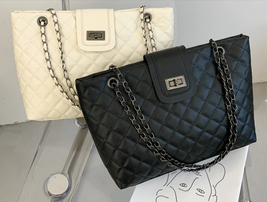 Luxury Women PU Leather Shoulder Bag Fashion Designer - £31.89 GBP
