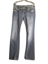 Miss Me Easy Boot Blingy Butt Medium Wash Blue Jeans JE5759EX Womens siz... - $27.71