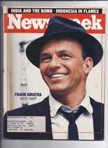 1998 News Week Magazine May 25th Frank Sinatra&#39;s Death - $19.50