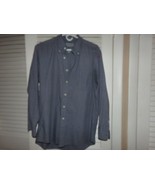 David Taylor long sleeved button down collar shirt size M Excellent Blue... - $11.16 CAD