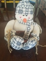 Snowman with Basket - £10.72 GBP