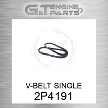 2P4191 V-BELT SINGLE fits CATERPILLAR (NEW AFTERMARKET) - $8.15