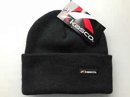 Nuevo KASCO Invierno Golf Gorro Negro - £11.78 GBP