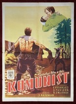 Vintage Poster Kommunist Communist 1958 Yuli Raizman Evgeniy Urbanskiy - £70.67 GBP