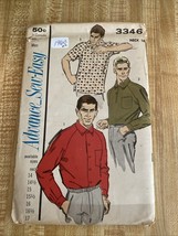 Vintage, Advance 3346, Men’s Front Button Shirt, Size 16, 1960s - $1.98