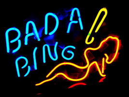 New Bada Bing Lady enjoy Beer Bar Pub Neon Light Sign 16&quot;x12&quot; [High Quality] - £109.05 GBP