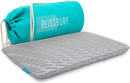 BLISSBURY 2.6 Inch Ultra Thin Pillow for Sleeping | Premium Memory Foam Flat Pil - £48.31 GBP