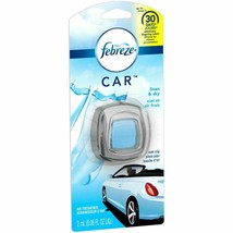 Febreze Car Vent Clips 2ml Air Freshener Linen &amp; Sky New Sealed - $4.94