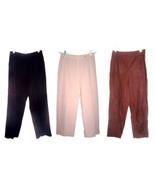 Dialogue Business Suit Pants in Khaki Tan, Black or Brown Sz 12/12P  - £21.51 GBP
