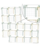 Geo Greenery Undated Yearly 12-Month Calendar | Dry Erase | Calendars &amp; ... - $37.34 CAD