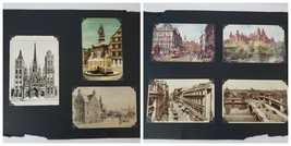 Lot of 7 Vintage 1940&#39;s Paris France &amp; Glasgow Postcards WWII Era - Notre Dame - £18.82 GBP