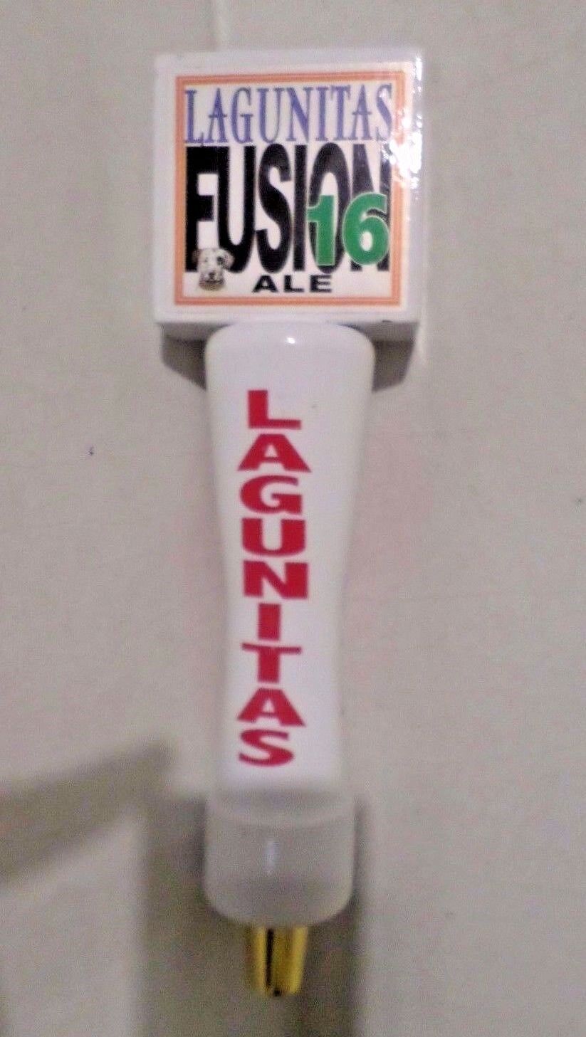 Lagunitas White Fusion 16 Ale 10.5&quot; Draft Beer Tap Handle Bar Keg Man Cave - $19.55