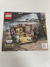 Lego 76200 bro Thor&#39;s New Asgard Instruction Manual Only Booklet - £7.60 GBP