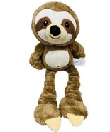 Spark Create Imagine Stretchy Brown Sloth Plush Rattle Squeaker Crinkle ... - $22.13 CAD
