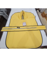 New XL Fashion Pet Yellow Rellective Raincoat Rainy Days Slicker 21&quot; Dog... - $16.99