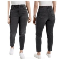 American Eagle Outfitters Curvy Mom Jeans Womens 16 Gray Denim Stretch NEW - $33.24